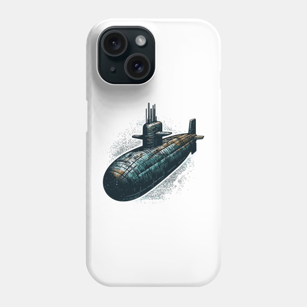 Submarine Phone Case by Vehicles-Art