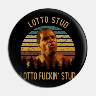 Retro Art Lotto Stud Friday Movie Pin