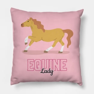 Lady Horse Rider Horses Horse Riding Horse Lover Pillow