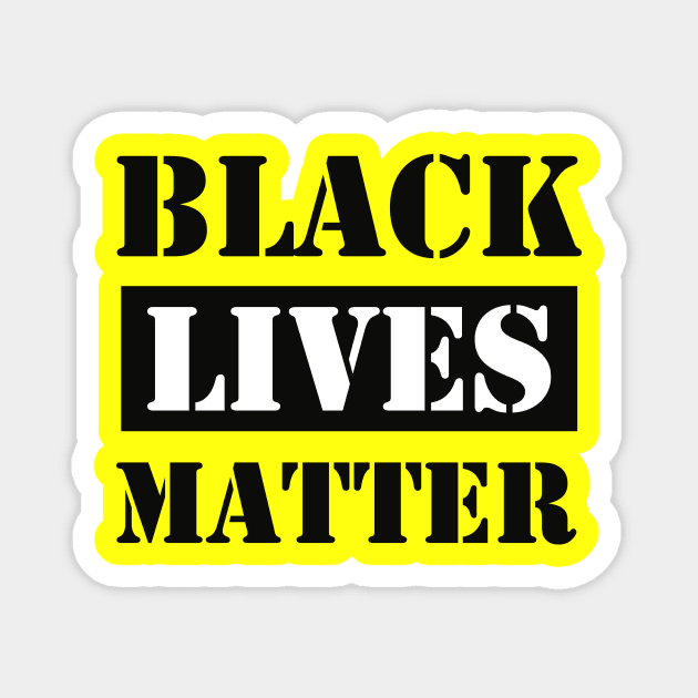 Black Lives Matter Magnet by ElMohammed