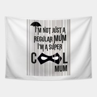 Super cool mum umbrella academy design Tapestry