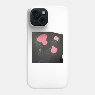 Continuous line painting Phone Case