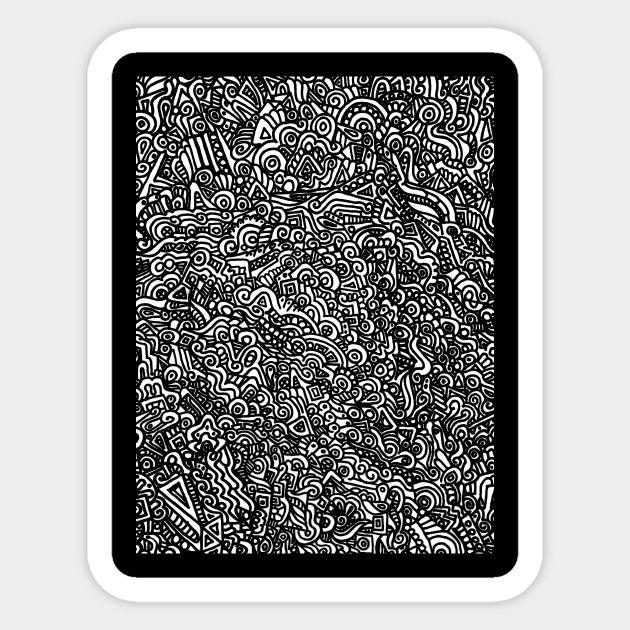 Abstract 1 - Abstract - Sticker