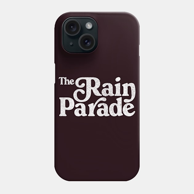 The Rain Parade / Faded Style Retro Typography Design Phone Case by DankFutura