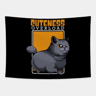 British Shorthair - Cuteness Overload - Cute Kawaii Cat Tapestry