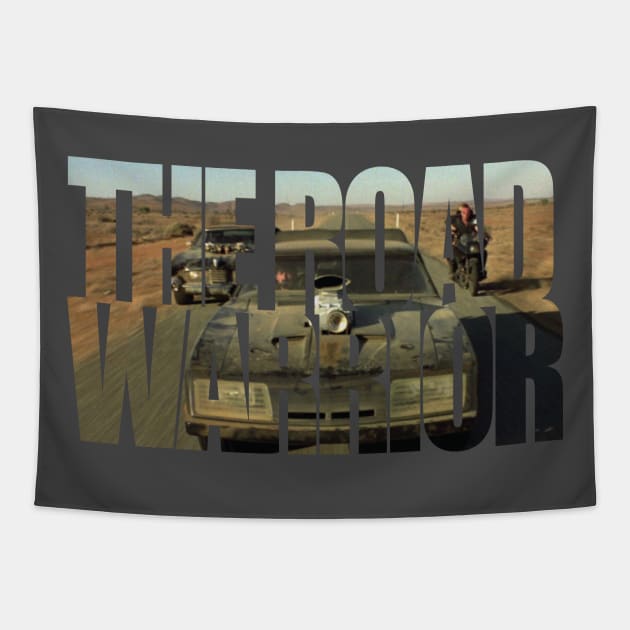 The Road Warrior Tapestry by Robot Art