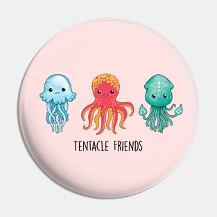 Tentacle Friends Pin