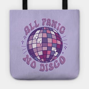 All Panic No Disco - Purple Tote