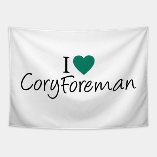 I Love Cory Foreman Tapestry