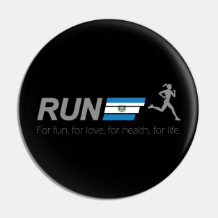 Run for life El Salvador Pin