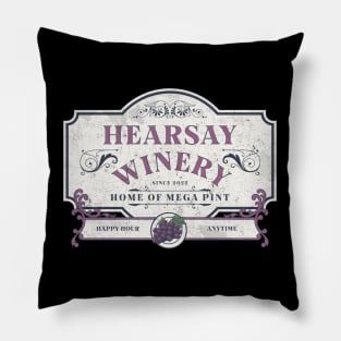 Hearsay winery Pillow