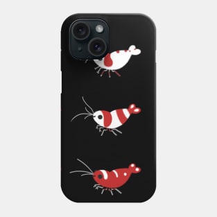 Crystal red shrimps Phone Case