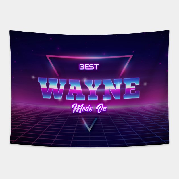 Name Wayne Best Tapestry by Usea Studio