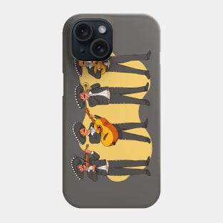 Mexican Mariachi Band Illustration Phone Case