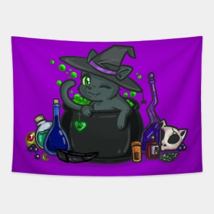 Tea Cats Special: Witches' Brew Tapestry