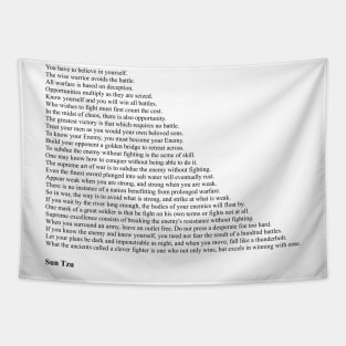 Sun Tzu Quotes Tapestry