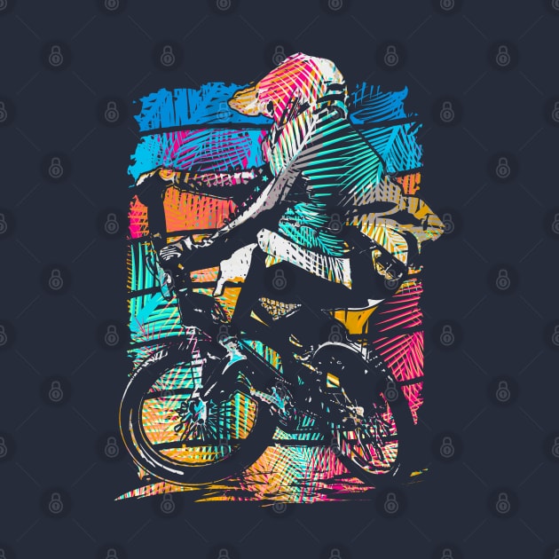 Retro Bmx Apparel - Vintage Bmx Bike Racing by BabyYodaSticker