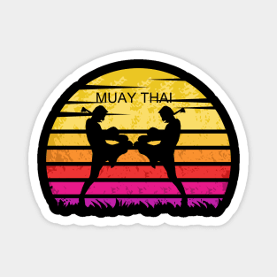 Vintage Muay Thai Magnet