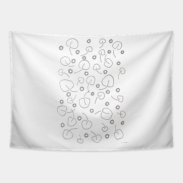 NZ foliage design Tapestry by Little Owl