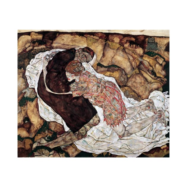 Egon Schiele Death and the Maiden by pdpress