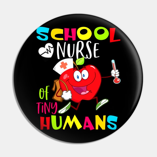 School Nurse Of Tiny Humans Back To School Pin by neonatalnurse