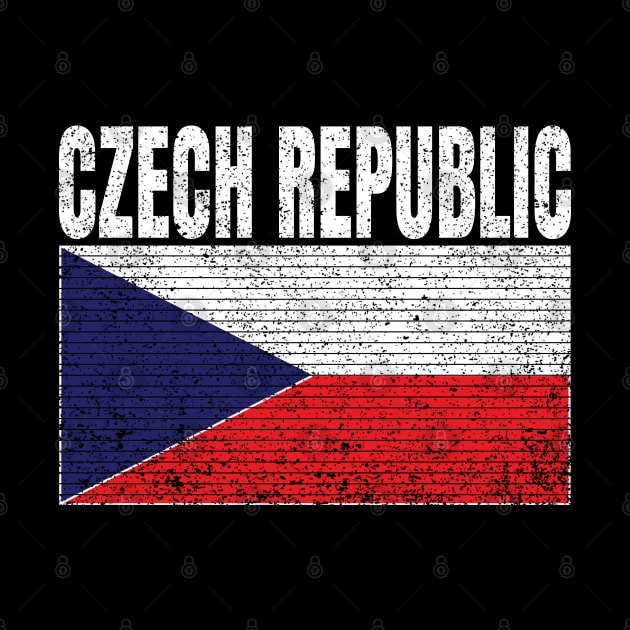 Czech Republic Country Flag Vintage Czech Gift by Grabitees