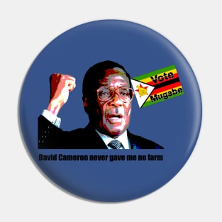 Vote Mugabe - Cameron Pin