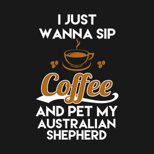 Sip Coffee & Pet T-Shirt