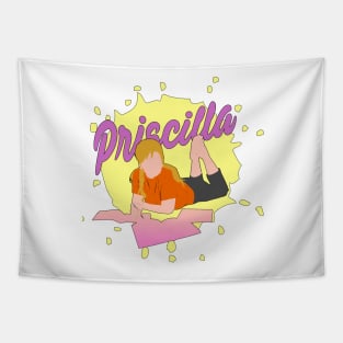 Cailee Spaeny priscilla movie film 2023 graphic design Tapestry