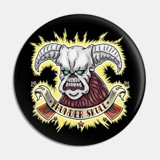 THUNDER SKULL Pin