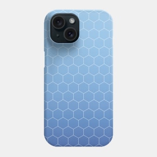 Blue honeycomb Phone Case