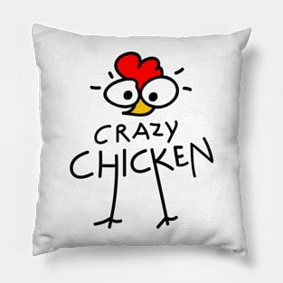 Crazy Chicken Pillow