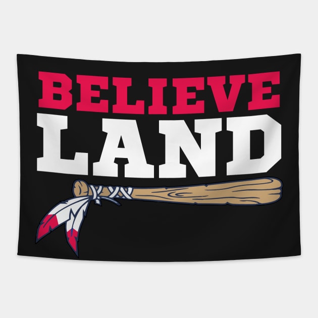 Believe Land Tapestry by Jamrock Designs