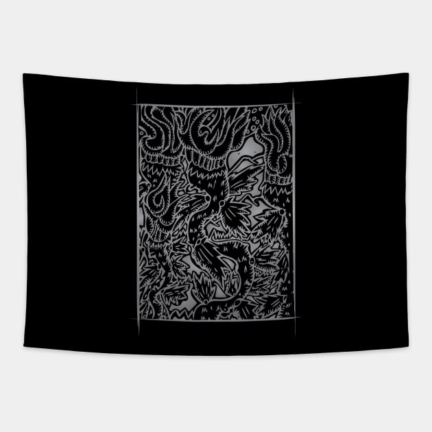 Bizarre Weeds Tapestry by BrokenGrin