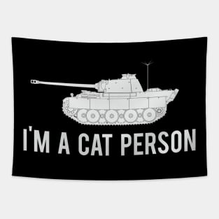 Im A Cat Person Panzer V Panther Tapestry