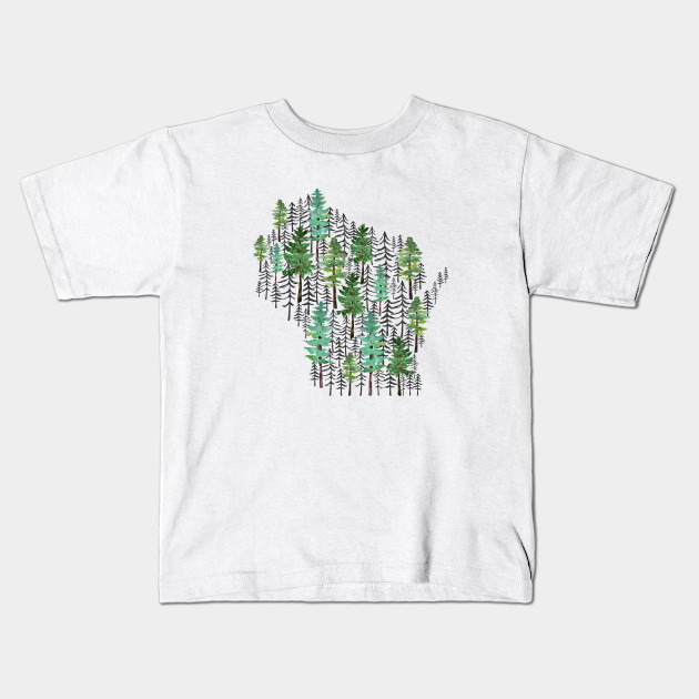 Wisconsin Forest - Wisconsin - Kids T-Shirt