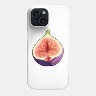 Fig Fruit Art Phone Case