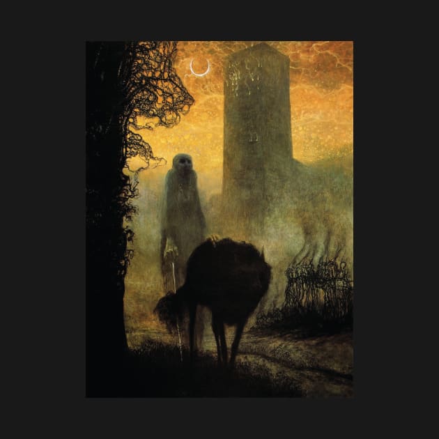 Untitled (Shepherd), by Zdzisław Beksiński - Beksinski Wolf by QualityArtFirst