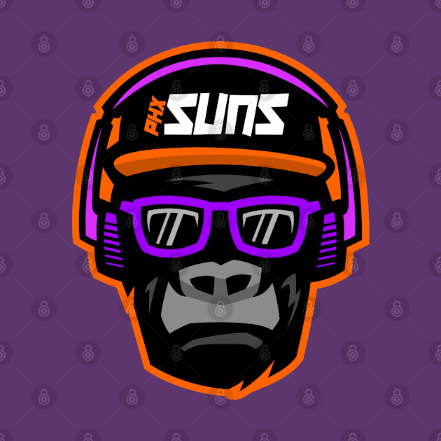 Suns Jammin Gorilla - Phoenix Suns - Phone Case