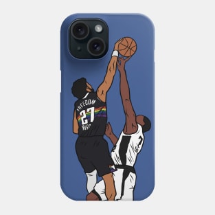 Kawhi Leonard Middle Finger Block Phone Case