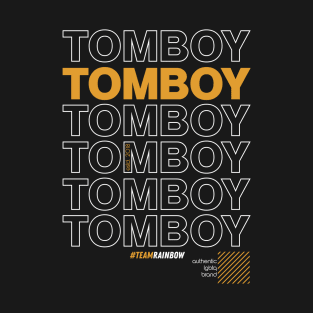 Team Rainbow Tomboy Dark yellow T-Shirt