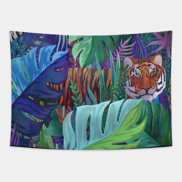 Tiger Tapestry by beesants