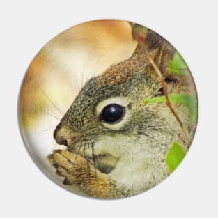 Grateful Squirrel Pin