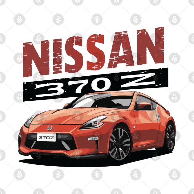 Nissan 370z JDM Drift Vintage Car by Cruise Dresses