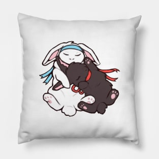 Wangxian bunnies Pillow