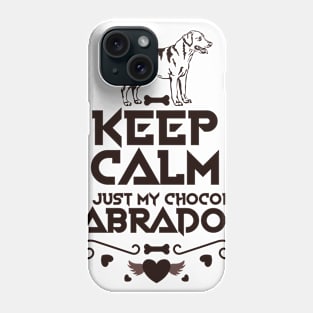 Chocolat Labrador Phone Case