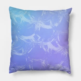 Ombre Mermaid Scales Water Pillow