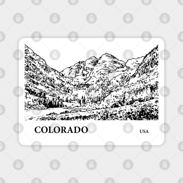 Colorado USA Magnet by Lakeric