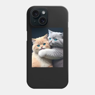 Adorable Kittens - Modern Digital Art Phone Case