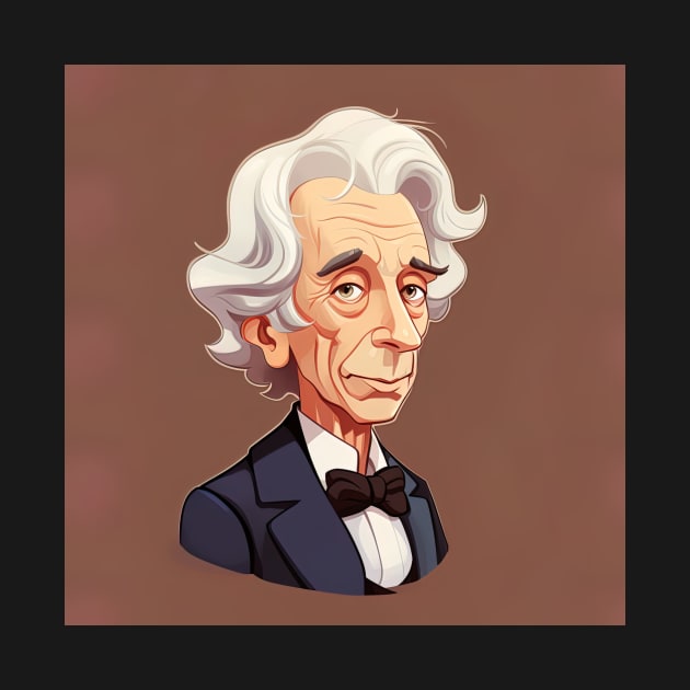 Bertrand Russell by ComicsFactory